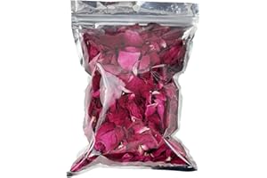 PNPGDYK 100g Petali Di Rosa Essiccati Naturali, Veri Petali Di Rosa Rossa Essiccati, Pediluvio, Bagno Spa Matrimonio, Petali Di Rosa Veri, Fragranze Per La Casa Matrimonio Accessori Fai Da Te