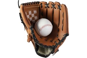 JIAHG Baseball Handschuhe Sport Outdoor Baseball Glove Verdickt Softball Batting Handschuhe aus PU-Leder linken Sporthandschuh für Kleinkinder Kinder