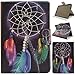 Produktbild Kindle Paperwhite Lederhülle, Baokai PU Leder Tasche Flip Case für Kindle Paperwhite 2015 300 PPI 3.Generation/2014/2013/2012 Bunt Painting Ultradünnen Hart Innere Wallet Tablet Case mit Standfunktion Auto Sleep/Wake Funktion Schutzhülle - Traumfänger
