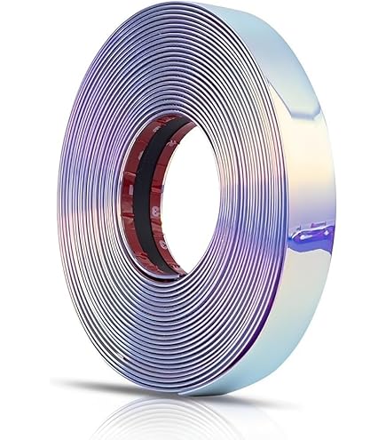 Listello Decorativo Cromato Carpoint - 12mm X 8 Metri, Autoadesivo, Per Esterni E Interni - Foto 3