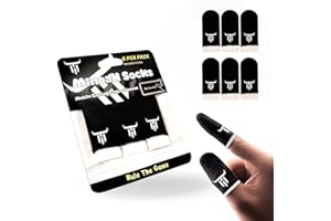 Minoan Socks® Lot de 6 protège-Doigts de Jeu Mobiles pour Jeux de Doigts de Jeu Pubg Thumbs Mobile Esports Gaming Fingersleeves