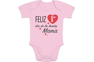 Shirtgeil Body de manga corta para bebé - Regalo Feliz primer Mamá día de la madre
