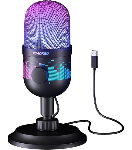 USB-Mikrofon Omnidirektional – Kondensator-Mikrofon Mit Geräuschunterdrückung Für PC, Konferenzen & Gaming