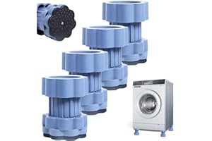 TELAOBAN Schwingungsdämpfer Waschmaschine, 4 Stück Waschmaschinenfußpolster, Waschmaschinen -Stoßdämpfer, Waschmaschine Anti-Vibrationspads, Anti-Vibrations-Pads Für Waschmaschine, Maschinen, Kühlschränke