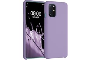 kwmobile Carcasa Compatible con OnePlus 8T Funda - Case TPU y Silicona antigolpes - Apto Carga inalámbrica - Lavanda