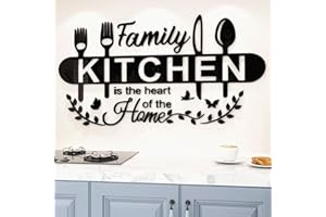 HEJIAGONGSI Adesivo da parete, decorazione 3D fai da te per la cucina per pareti, arte acrilica da parete, decorazione da parete, decorazione da parete per sala da pranzo (nero, 35 x 70 cm)