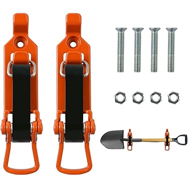 Lot De 2 Supports De Serrage En Caoutchouc à Dégagement Rapide Pour Outils De 2,5 Cm à 3,8 Cm De Diamètre Utilisés Sur Véhicules Tout-terrain, VUTT, VTT, Camions, Bateaux, Trains