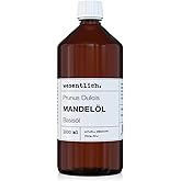 Mandelöl 1000ml - 100% reines Basisöl von wesentlich. - natürliche Pflege für Haut und Haar