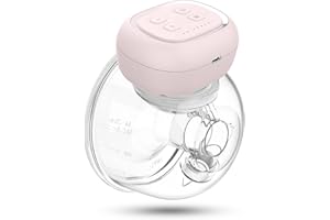 KIINDE Elektrische Milchpumpe, Milchpumpe Elektrisch Tragbar mit 3 Modi und 30 Stufen Saugen, Freihändig & Geräuscharm Milchpumpe mit Memory Funktion