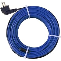 Elektrisches Frostschutzkabel Rohrbegleitheizung mit Thermostat (2 m - 33 W)