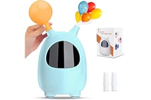 ICNOW Balloon Pump, Mini Size Dual Nozzle Electric Balloon Blower Machine, Electric Balloon Inflator for Decoration, Party, Wedding, Graduation (230V, 600W)