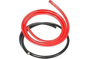 KIQAWEE 1m Zündkabel, 8 mm Ignition Cable Spark Plug Motorcycle, Moped, Universal Spark Plug Cable, Compatible with Vespa, Solex, Zündapp, Hercules, Kreidler, Moped(2 Stroke Petrol Engine)