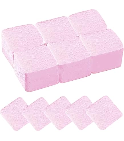 1000 Stück Fusselfreie Nagel-Wattepads 5x5 Cm – Rosa, Aus Vliesstoff Für Nagellackentferner & Maniküre | Ideal Für Zuhause & Salon