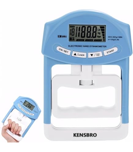 Dinamometro Digitale Per Forza Di Presa - 120kg/264lb - Schermo LED - USB O Batterie - EH108 - Foto 8