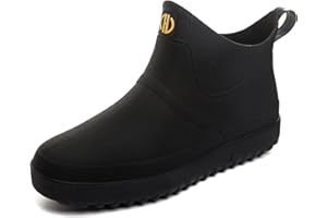 GURGER Gummistiefel Herren Damen Kurzschaft Wasserdicht Rutschfest Regenstiefel