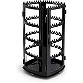 Microcase 360 Derece D&ouml;ner Başlıklı Takı Aksesuar Organizer Standı AL5459 (Siyah)