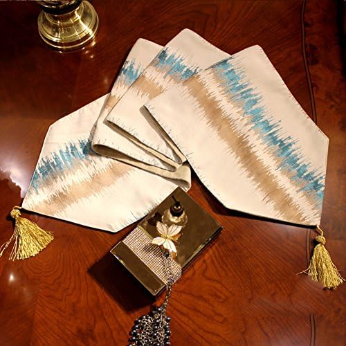 JINGJIE Table Runners stripe modern simplicity coffee table tv cabinet wedding banquet decoration-A 30x210cm(12x83inch)
