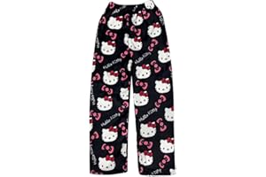 HROBIG Kitty Pyjama Bottoms Pyjamas Trousers Women's Long Pyjama Bottoms Soft Kawaii Pyjamas Anime Comfortable Pyjama Bottoms Women Anime Cartoon Casual Spring / Summer Thin