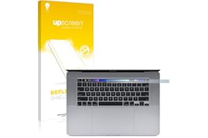upscreen Entspiegelungs-Schutzfolie für Apple MacBook Pro 16" 2019 (NUR Touch Bar) Displayschutz-Folie Matt [Anti-Reflex, Anti-Fingerprint]