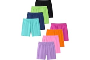 Domee Leggings Cortos Ciclista Boxer Pantalón Niña Pack de 8