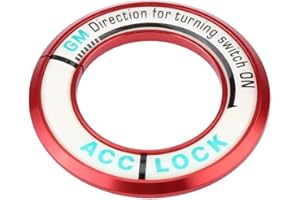 KEENSO Ignition Switch Decoration Ring, Car Luminous Ignition Switch Ring Cover Ignition Key Decoration Ring Key Hole Cover Trim for Excelle XT/GT New Regal Lacrosse Envision Chevrolet