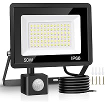 URTBST 100W LED-Außenstrahler Mit Bewegungsmelder & Fernbedienung – 10000 LM, IP67, 4 Modi, Dimmbar – Für Garten, Garage & Hof