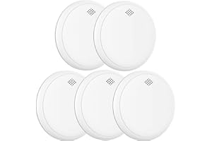 Aroha Safety Pro Kombination Rauchmelder und Kohlenmonoxid Melder Sleep Line - 10 Jahre Batterie - Kombinationsmelder, CO Melder & Feuermelder - 5 Set