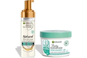 Garnier Skin Active - Lot De 3 Masques Tissu - Hydratation, Éclat & Anti-Fatigue - Glycérine, Menthol, Acide Hyaluronique & Vitamine C - Vegan & Cruelty Free - 2 Masques Visage & Patchs Yeux