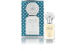 AYAT PERFUMES – Huile de Parfum 12 ml Extrait de Parfum Oriental Arabian Odeur Longue Durée Musc Halal Oud Naturel Ambre Sans Alcool Pour Homme et Femme - Fabriqué à Dubaï (White Musk)