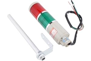 WALFRONT 1pc Red/Green LED Warning Emergency Equipment Lighting Bulb Beacon Lamp 220V