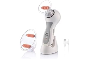 CELLUSTOP - Aspirateur anti-Cellulite Sans Effort - Masseur Anti Cellulite Portable avec Ventouse d'Aspiration - Masseur Anti Cellulite - USB - Blanc