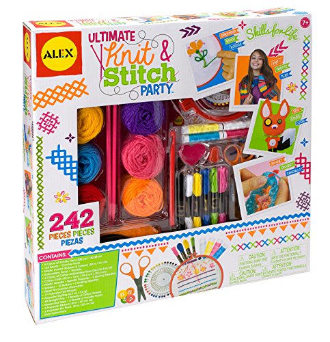 Alex Toys Craft Ultimate Knit and Stitch Party, Multi Color