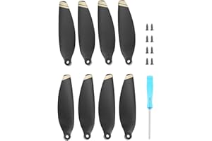 DILWE Hélices para Drones, Resistentes y Ligeros, Accesorios para Drones Profesionales, Conjunto de 4 Pares, for Aerial Photography, Outdoor Activities, Drone Enthusiasts, Viajes, Aventuras, Reparación