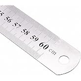 &Ccedil;elik Cetvel (60 cm)