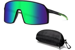 DUOCIYUAN Schnelle Brille Rave,Fahrradbrille Sonnenbrille für Herren und Damen Sportbrille UV400 Schutz Rennrad Brille Winddicht,für Radfahren Laufen Baseball Golf Skifahren Bergsteigen Angeln