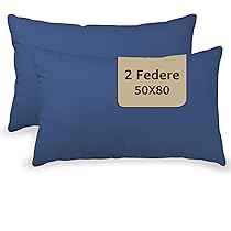 Federe Percale Di Cotone - Set Da 2, 50x80 Cm - Collezione Lecti (Rosa Intenso) - Foto 7