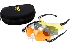 Browning Kit de navegación, Gafas de Seguridad para Tiro de águila, 4 Lentes, Rango de trampas 127080
