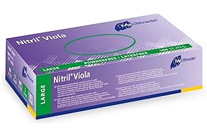 MEDITRADE Nitrile® Viola Examination glove in pure Nitrile violet powderfree Large (8-85)