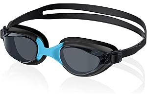 Ambienden Lunettes de Natation, Claire Vision Lunettes de Natation Anti-buée, Protection UV, Joints en Silicone, Ajustements Rapides, Unisexes Pour Adultes