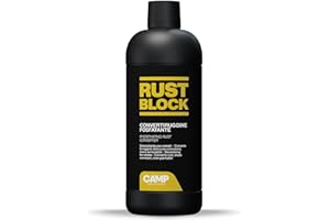Camp Rust Block Convertisseur de Rouille avec Phoshate - Convertisseur de rouille protecteur à action rapide, antirouille prêt à l'emploi pour surfaces en fer et acier, 300 ml