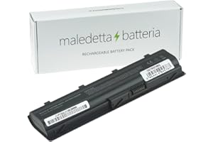 MALEDETTA BATTERIA Batteria MaledettaBatteria Serie MU06 MU09 593553-001 593554-001 593562-001 HSTNN-LB0W HSTNN-UB0W per Portatile HP (6 Celle 5200mAh 10,8-11,1 V Nera)