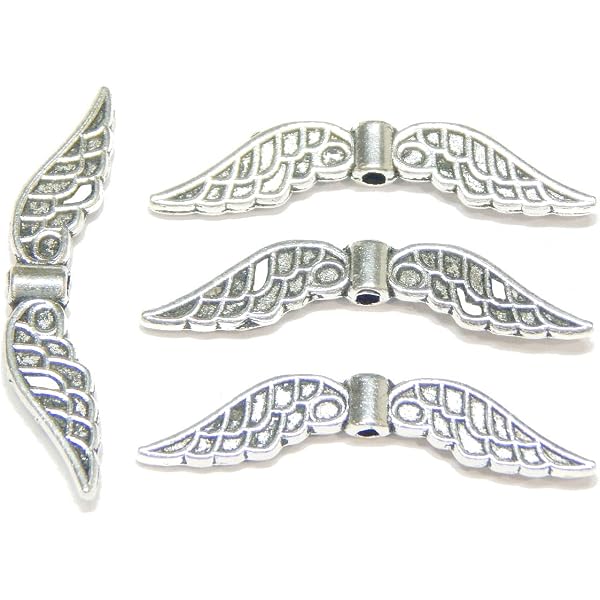 Lot De 1000 Breloques Et Perles Pour Bijoux - Ailes D'ange, Papillons, Filigrane, Métal Doré, Neuf Pour Création