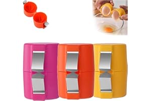 AOSRIOYLT Galleta de huevos, herramienta peladora de huevos para huevos duros, rompedor de huevos de mano, cortador de huevos multifuncional, cortador de huevos y separador para cocinar, acampar, utensilios de