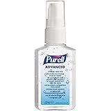 PURELL Advanced Gel Alcolico per la disinfezione delle Mani 60mL, Flacone Pompa Portatile. Gel Igienizzante Mani Disinfettant