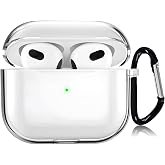 Minesk Airpods 4 ile Uyumlu Şeffaf Cyrstal Clear Ultra Berrak Silikon Kılıf - Alt &Uuml;st Ayrı (Airpods 4)