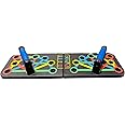 WELLBERG Portable Push Up Board For Ecercise | Body Building Exercise Tools | Chest Triceps | 14 in 1 Multi-Function Pushup Bracket Rack Dips Stand Body | Push Up Equipment For Men Women
