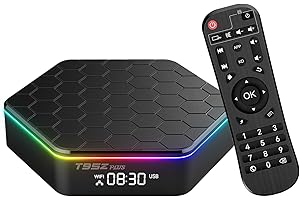 EASYTONE Android TV Box 12.0, T95ZPlus Android Box with 4GB RAM 64GB ROM H618 Quad Core Cortex-A53 CPU Support WIFI 6 Bluetooth 5.0 2.4G+5G Dual Wi-Fi LAN Ethernet 3D H.265 6K Ultra HD TV Box Android