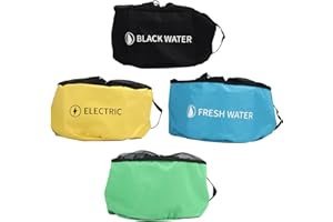 CHICIRIS Sacs de Rangement pour Camping-Car et Roulottes - Étanche et Résistant - Tissu Oxford 600D - Sangles à Crochets et Boucles - Multicolore et Antigel - Protection Contre Les UV