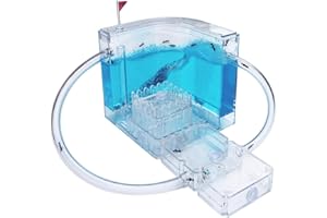 BESTSHOP Acrylic Ant Farm Habitat - Nest Feeding Area Castle House Sand Workshop Home for Kids, Display Box With Translucent Gel