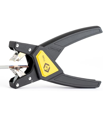 Globe Warehouse Jokari Wire Stripper - 0007654710005 - Yellow Plastic Wire Stripper Globe Warehouse Jokari Wire Stripper - 0007654710005 - Yellow Plastic Wire Stripper